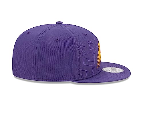 New Era Mens Draft 2023 9fifty Snapback Hat Cap (US, Alpha, One Size, Purple, Phoenix Suns)