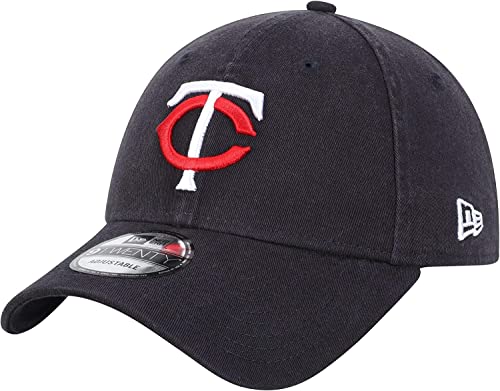 New Era MLB Core Classic 9TWENTY Adjustable Hat Cap One Size Fits All (Minnesota Twins Navy)