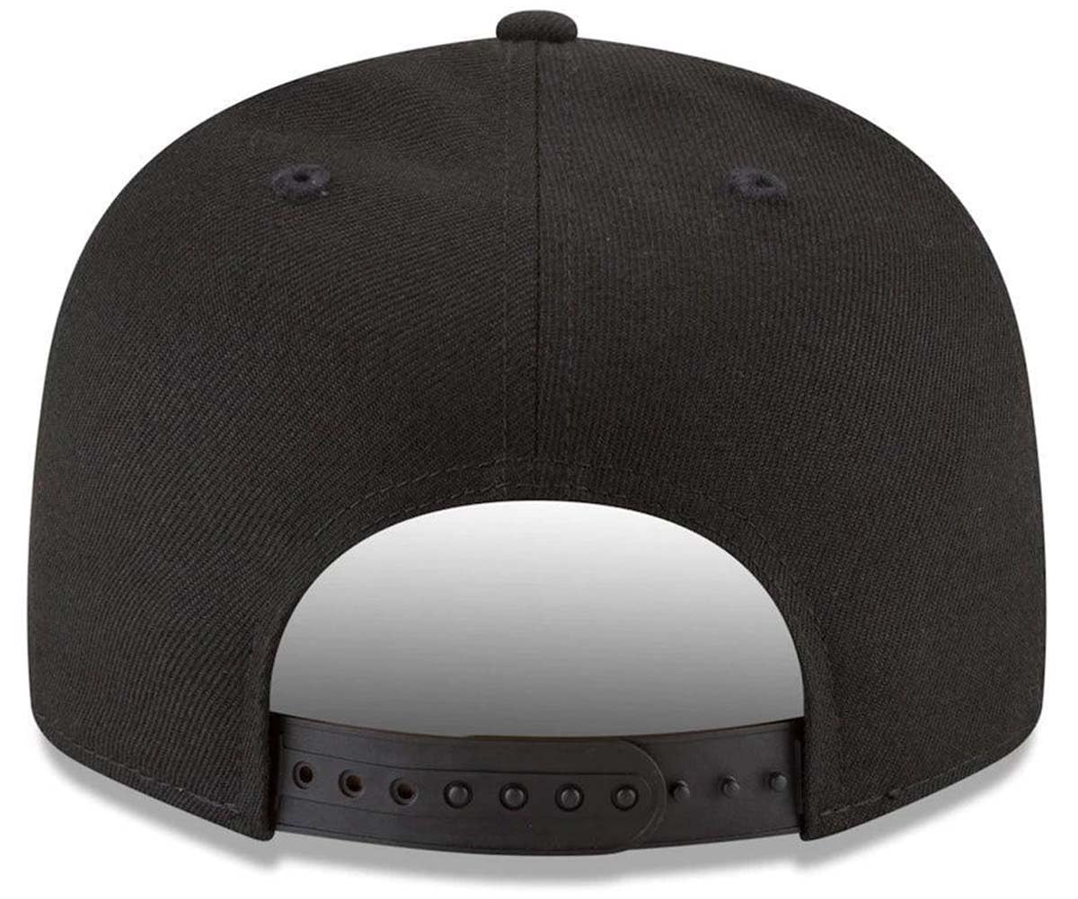 100% Authentic 49ers 9FIFTY Snapback/Strapback MVP 47 Sideline Cap Hat : One Size Fit Most Salute (Black On Black Flat Bill Snapback)