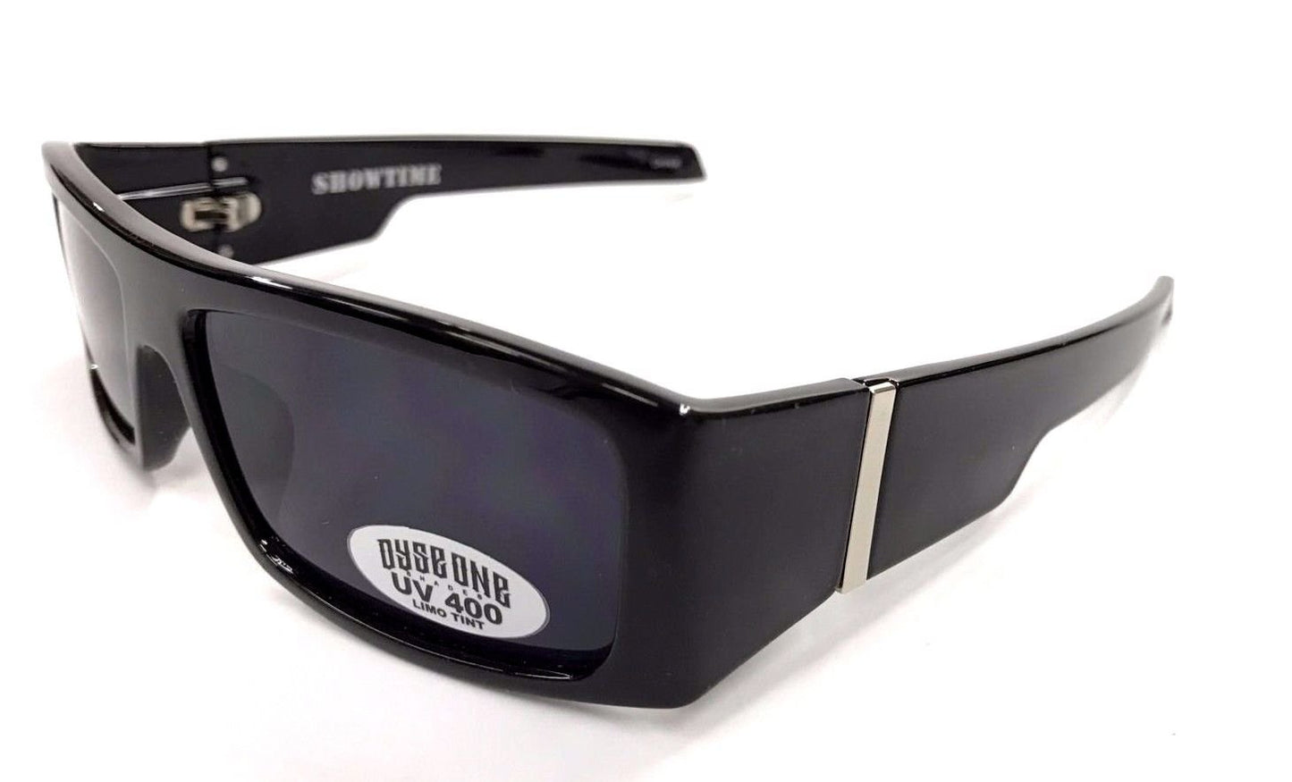 DYSE ONE Authentic Shades Showtime Black Sunglasses California Lowrider Locs Style