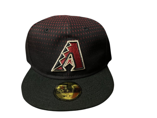 New Era Infant Arizona Diamondbacks Authentic Collection On-Field My First 59FIFTY Fitted Hat Size 6 Black/Sedona