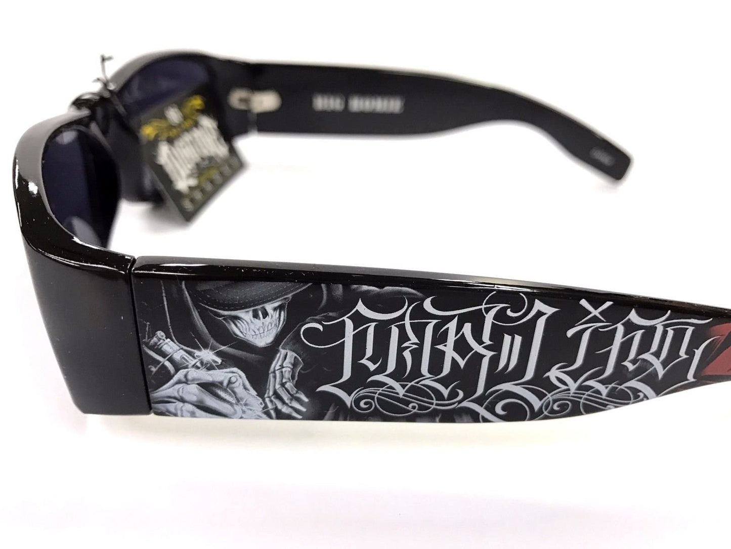 Dyse One Authentic Shades Skeleton Inked For Life Sunglasses Lentes California Lowrider Locs Style