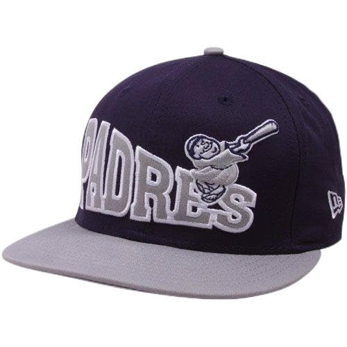 New Era MLB San Diego Padres Navy Blue-Gray Stoked Snapback Hat