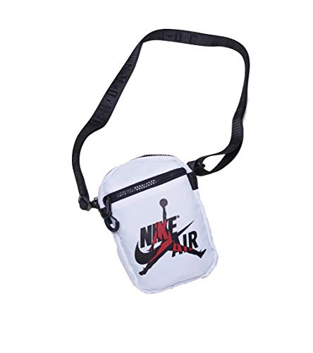 Nike Unisex Jordan Mashup Air Festival Bag (White/Gym Red)