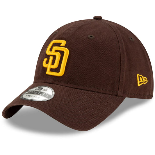 New Era MLB Core Classic 9TWENTY Adjustable Hat Cap One Size Fits All (San Diego Padres)