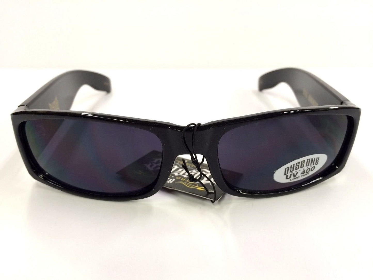 DYSE ONE Authentic Shades Black Big Homie Sunglasses California Lowrider Locs Style