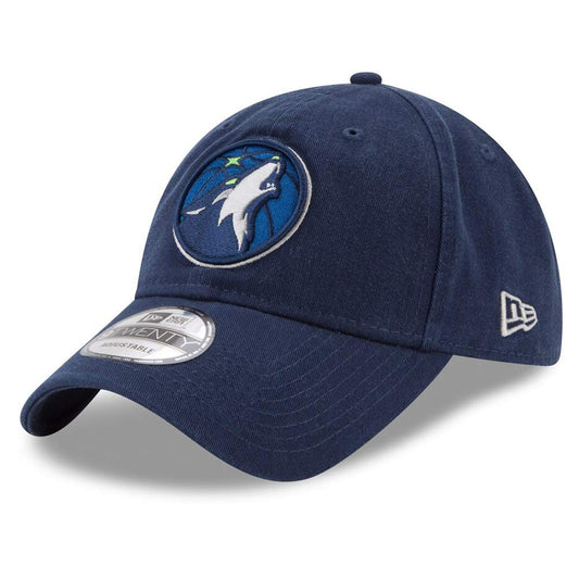 New Era Minnesota Timberwolves Core Classic 9TWENTY Adjustable Hat Navy