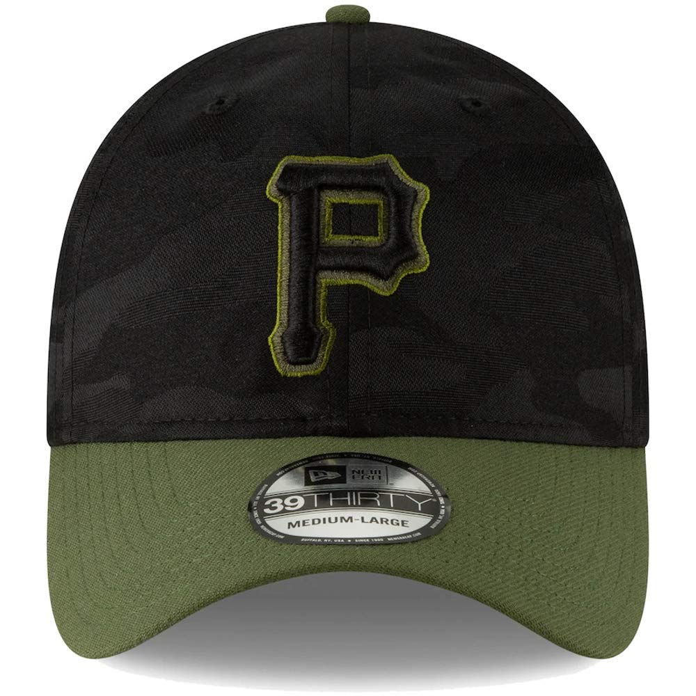 New Era Pittsburgh Pirates 2018 Memorial Day 39Thirty Flex Hat (Large-XLarge)