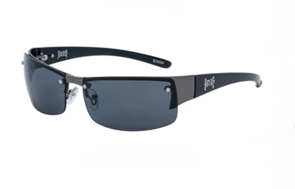 DYSE ONE Authentic Shades Del Rio Gun Metal Sunglasses California Lowrider Style