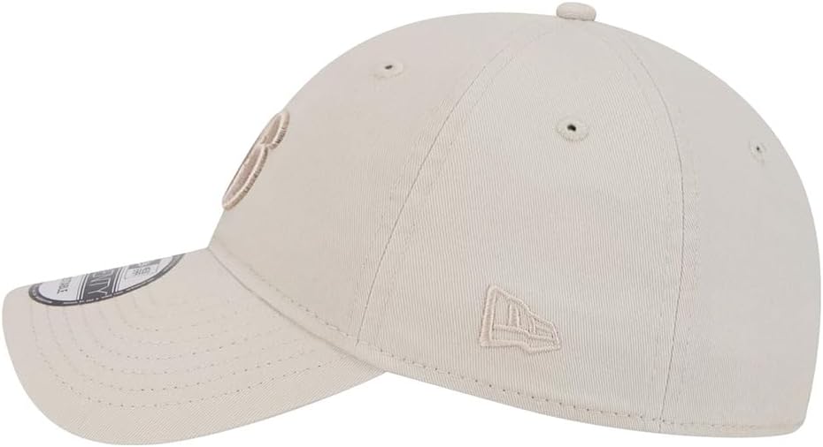 New Era Philadelphia 76ers 9TWENTY Color Pack Core Classic Strapback Cap, Adjustable Hat Beige