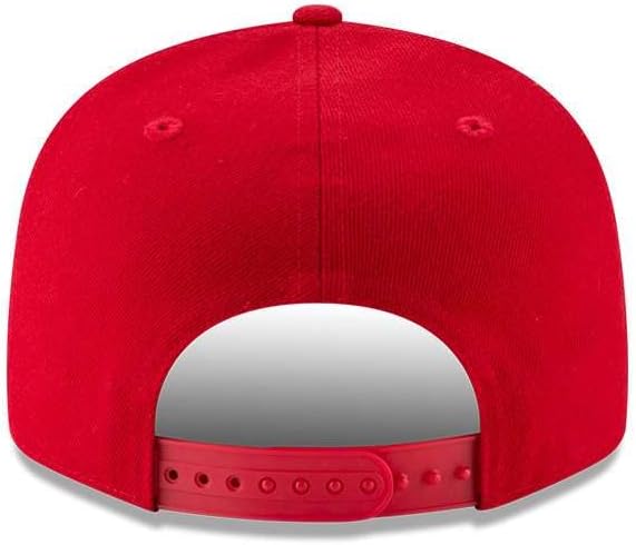 New Era Mens New York Yankees Scarlet Red 9Fifty Adjustable Snapback 950 Cap