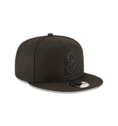 New Era 950 MLB Basic Black ON Black Seattle Mariners Snapback Cap