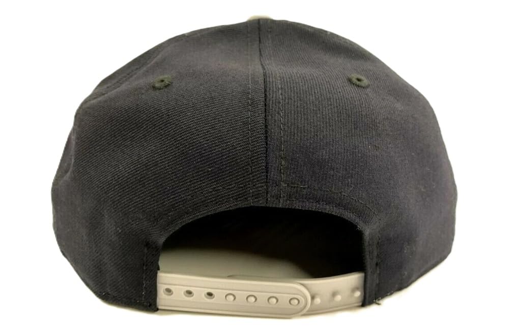 New Era Men's 9Fifty New York Yankees Paisan Snapback Adjustable Hat Cap - Navy/Grey