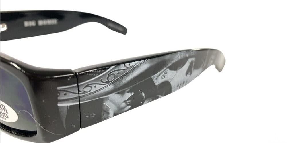 Authentic Dyse One Shades Reina Pirate Queen Skull Black Sunglasses California Lowrider Locs Style