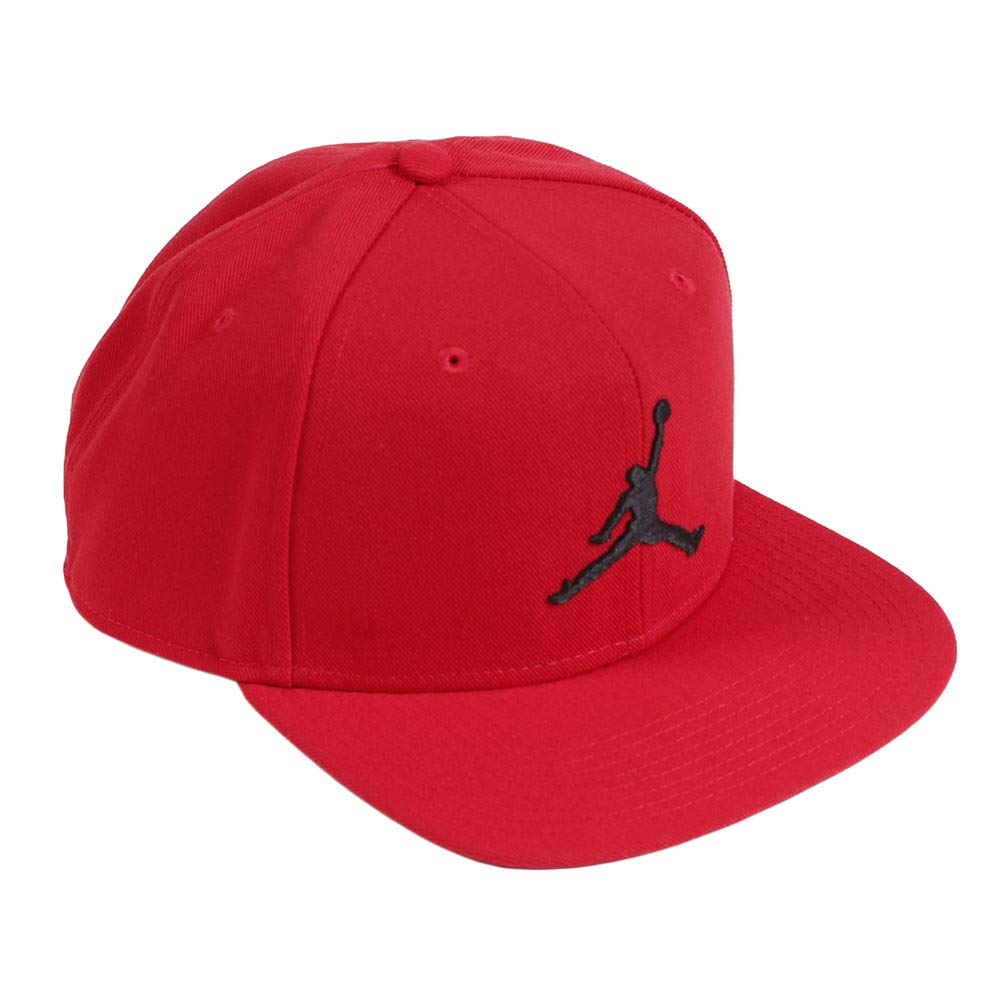 NIKE Men's Jordan PRO Jumpman Snapback, Gym Red/Black, One Size