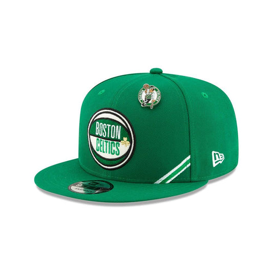 New Era NBA Men’s Boston Celtics 2019 Official NBA Draft 9FIFTY Adjustable Snapback Hat Green
