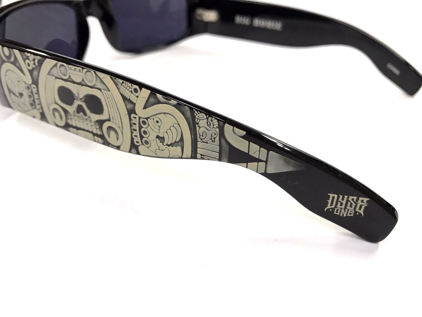 DYSE ONE Authentic Shades Skeleton Aztec Skullender Black Sunglasses California Style
