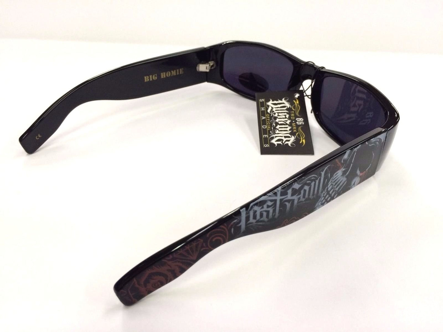 DYSE ONE Authentic Shades Inked Lost Soul Skull Crying Sunglasses Lentes California Lowrider Locs Style