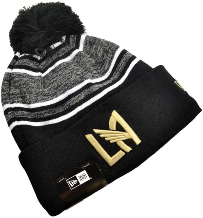 New Era Cap Company, Inc. Los Angeles FC MLS Knitted Bobble Hat, dark blue