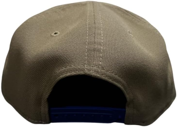 New Era Mens Los Angeles Dodgers Khaki Blue White 9fifty Snapback Hat Cap