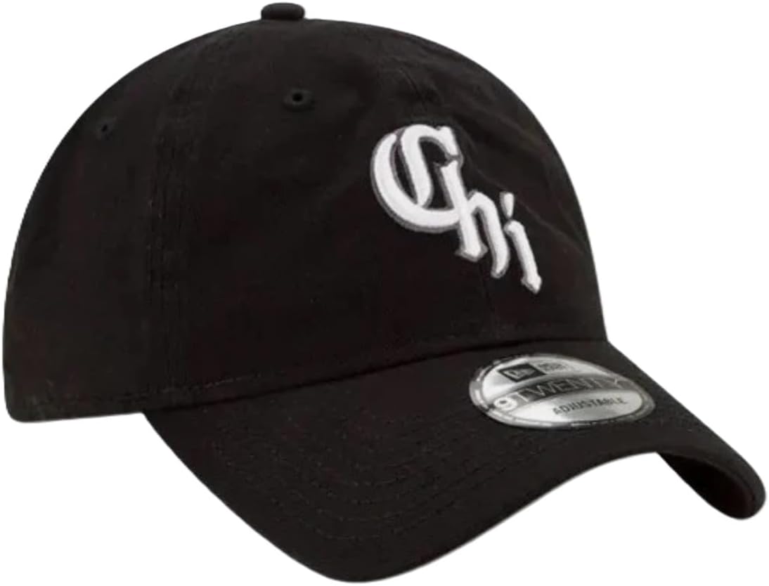 Adjustable Black Chicago White Sox 9TWENTY Cap by New Era