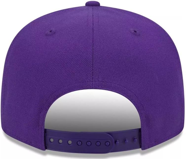New Era Mens Los Angeles Lakers Paisley 9fifty Snapback Adjustable Baseball Hat Cap - Purple