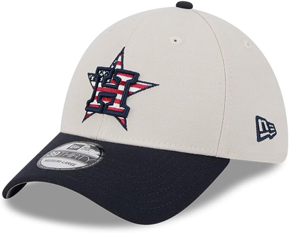 New Era Houston Astros 39THIRTY 2024 4th of July Collection Stretch Fit Cap, Hat