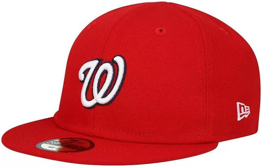 New Era Infant Washington Nationals Game My 1st 59Fifty Fitted Hat Cap, Size 6 - Red