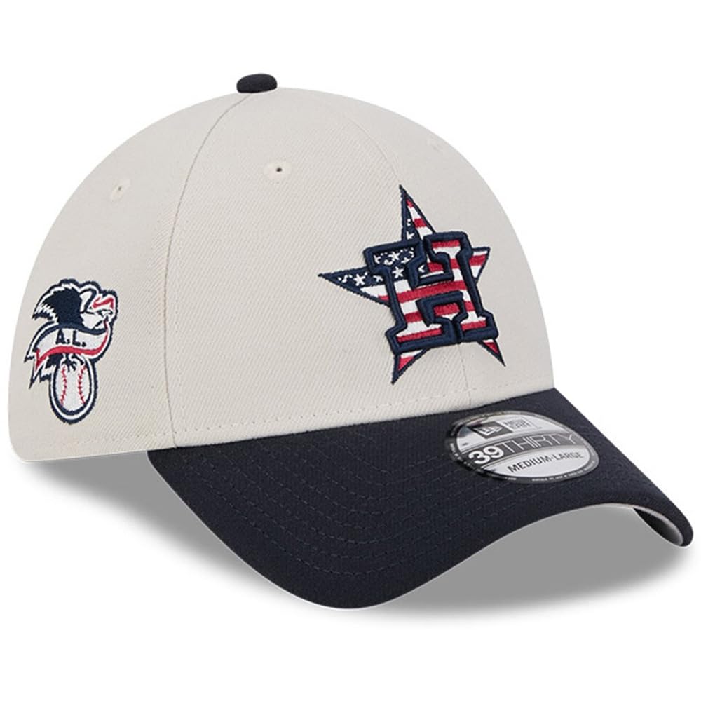 New Era Houston Astros 39THIRTY 2024 4th of July Collection Stretch Fit Cap, Hat