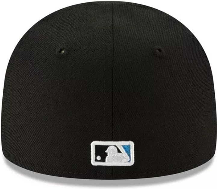 New Era Infant Miami Marlins Authentic Collection On-Field My First 59FIFTY Fitted Hat Size 6 Black/Blue