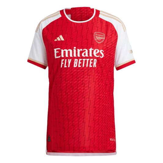 adidas Men's Soccer Arsenal 23/24 Authentic Home Jersey - Celebrating 20 Years of Undefeated History
