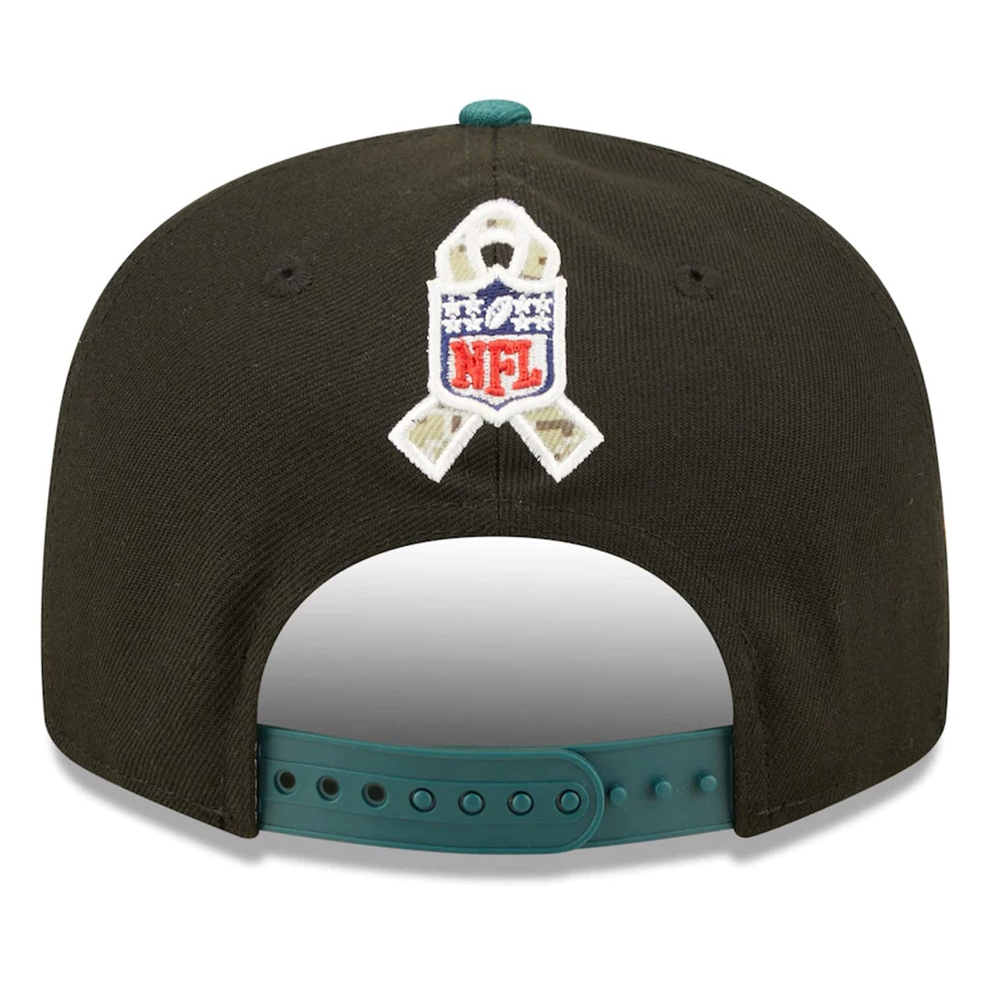 New Era 100% Authentic Exclusive Eagles 950 9FIFTY Snapback Cap Hat : One Size Fit Most (Salute to Service 2022) Black