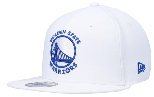 New Era Men's 70633233 White Golden State Warriors Color Pop 9FIFTY Snapback Hat