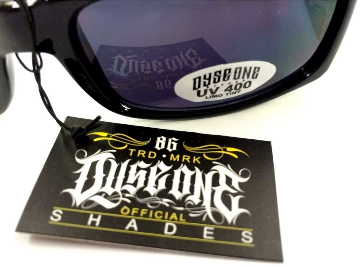 DYSE ONE Authentic Shades Blessings Pray Candles Rose Skeleton Black Sunglasses California Lowrider Style