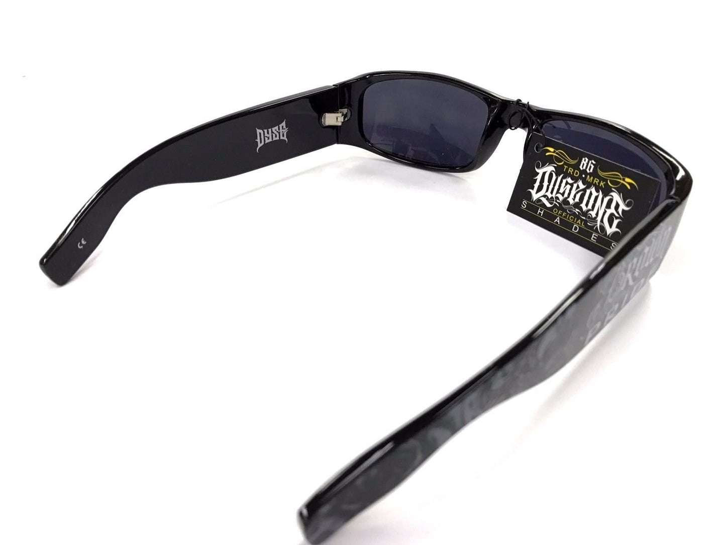DYSE ONE Authentic Shades Brown Pride Eagle Snake Black Sunglasses California Lowrider Style