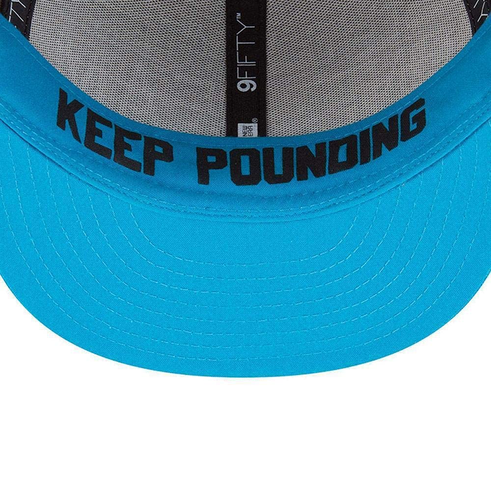 New Era Authentic Exclusive Panthers 9Fifty Snapback /9Twenty/MVP/9Forty Adjustable Hat - OSFM (Heather Gray)