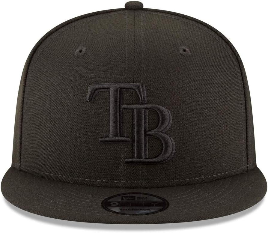New Era Tampa Bay Rays Blackout 9FIFTY Snapback Black