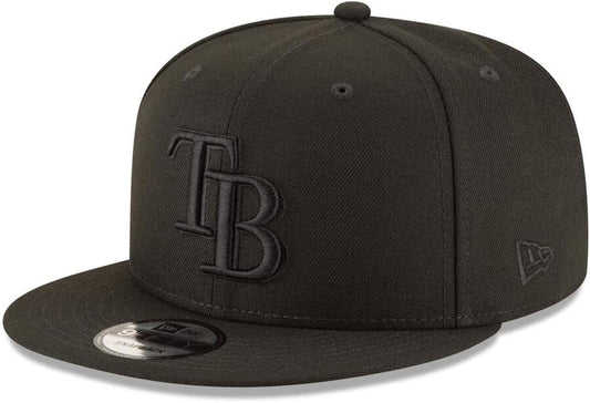 New Era Tampa Bay Rays Blackout 9FIFTY Snapback Black