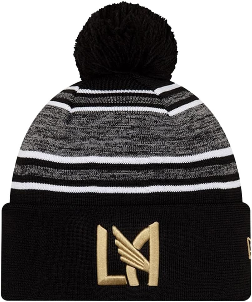 New Era Cap Company, Inc. Los Angeles FC MLS Knitted Bobble Hat, dark blue