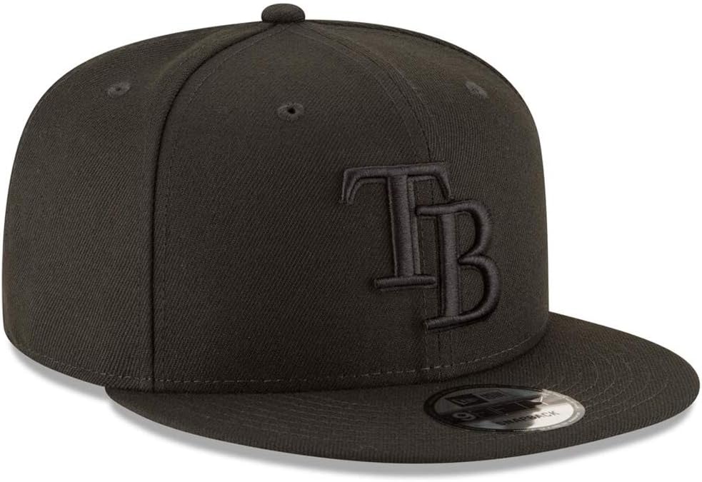 New Era Tampa Bay Rays Blackout 9FIFTY Snapback Black