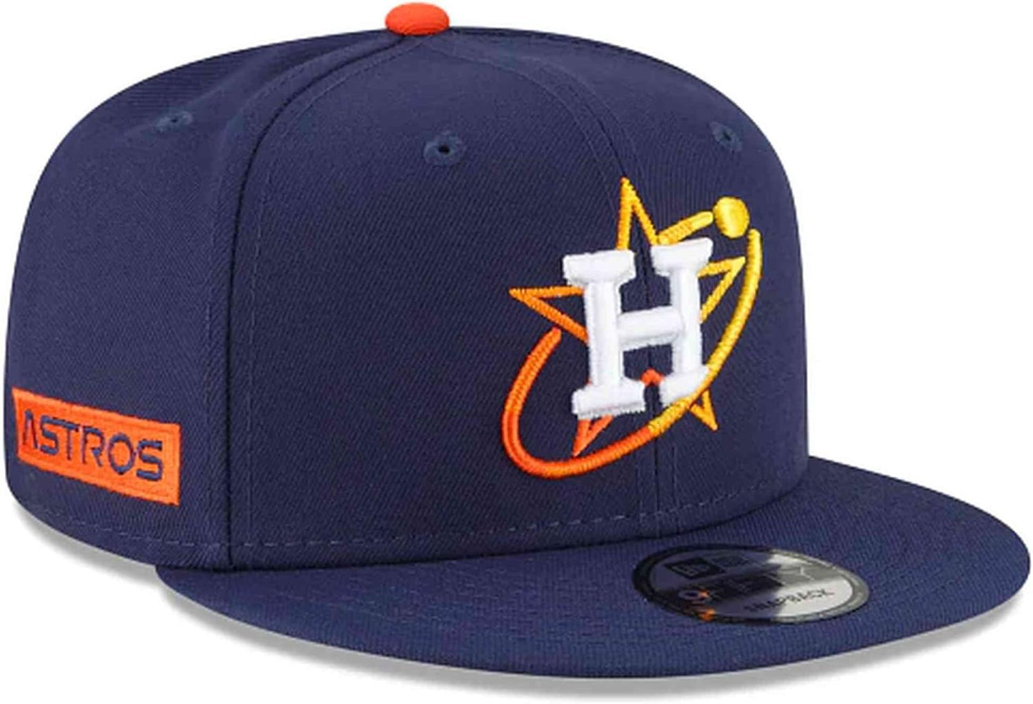 New Era Houston Astros 9FIFTY City Connect Snapback Cap, Adjustable Hat Navy Blue