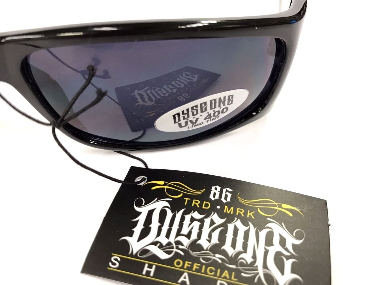 DYSE ONE Authentic Shades Money Diamonds Black Sunglasses California Lowrider Locs Style
