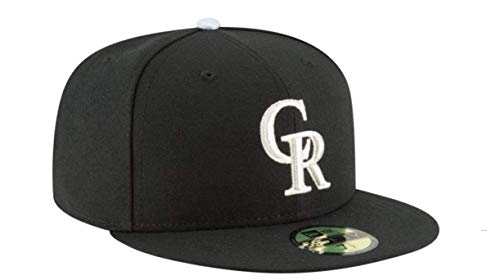 New Era Colorado Rockies 59FIFTY Black on Black Fitted Hat