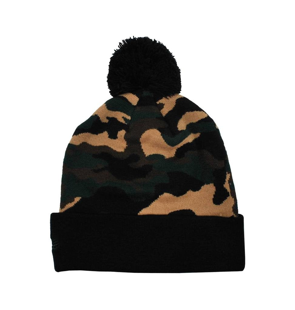 New Era Texas Rangers Beanie Woodcamo Black/Green Unisex Hat MLB