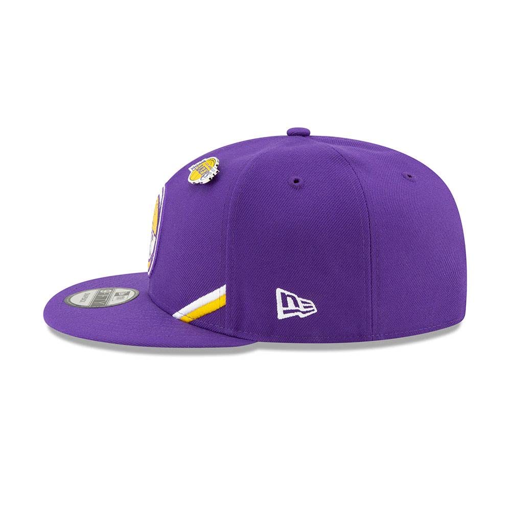 New Era NBA Men’s Los Angeles Lakers 2019 Official NBA Draft 9FIFTY Adjustable Snapback Hat Purple