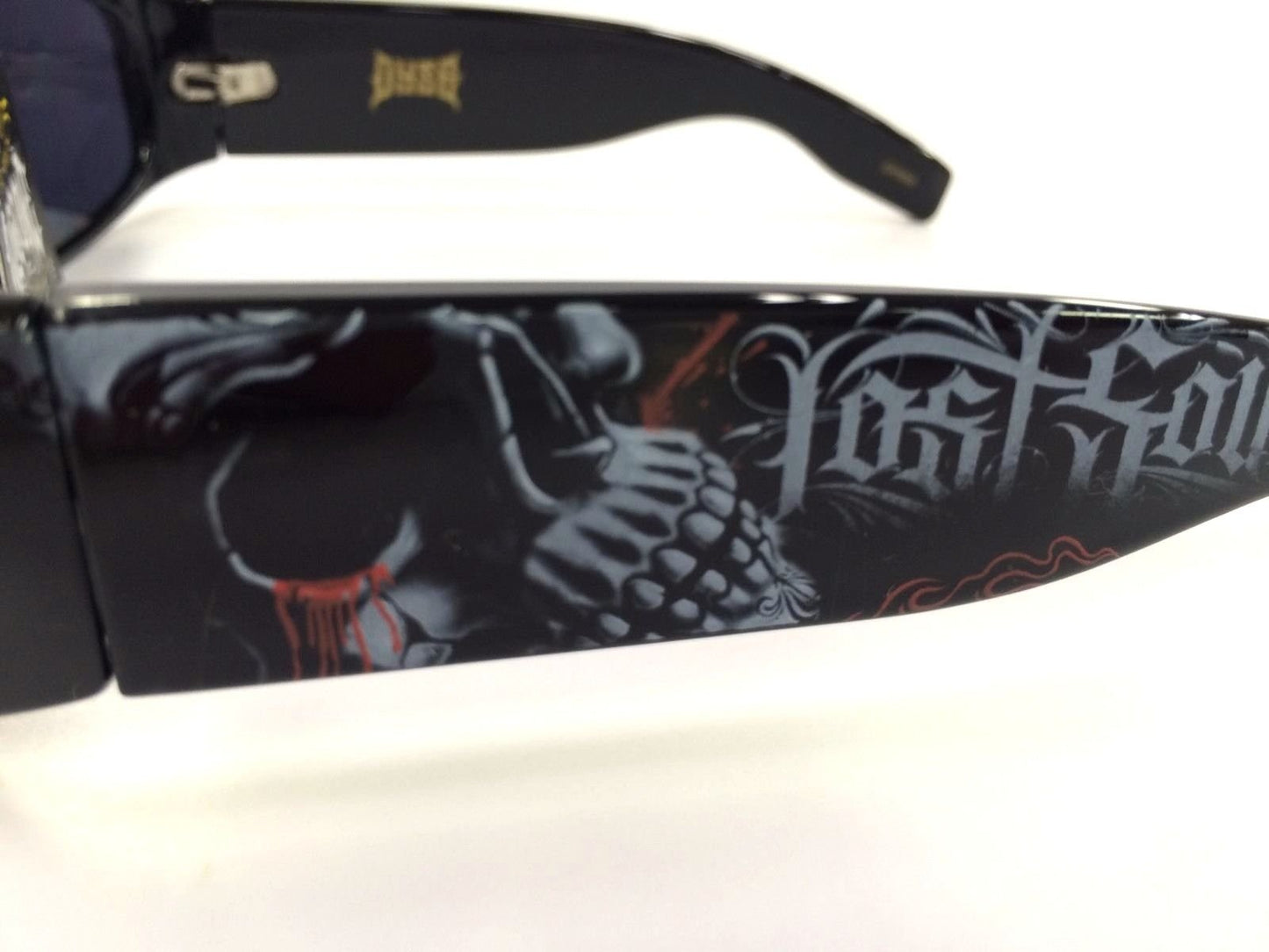DYSE ONE Authentic Shades Inked Lost Soul Skull Crying Sunglasses Lentes California Lowrider Locs Style
