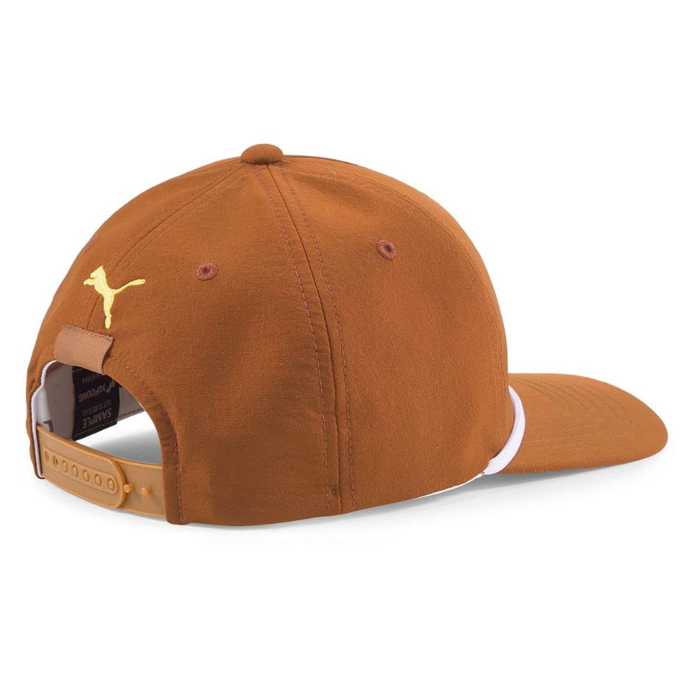 PUMA Men's Golf Love Birdies Rope Snapback Hat 02432901 Chestnut