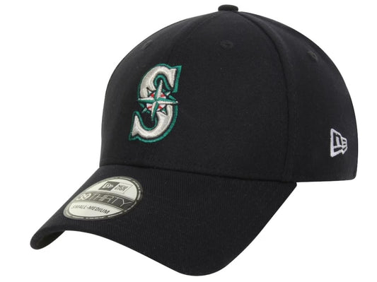 New Era Seattle Mariners MLB Team Classic Game 39THIRTY Flex Hat - Navy (US, Alpha, Large, X-Large, Navy)