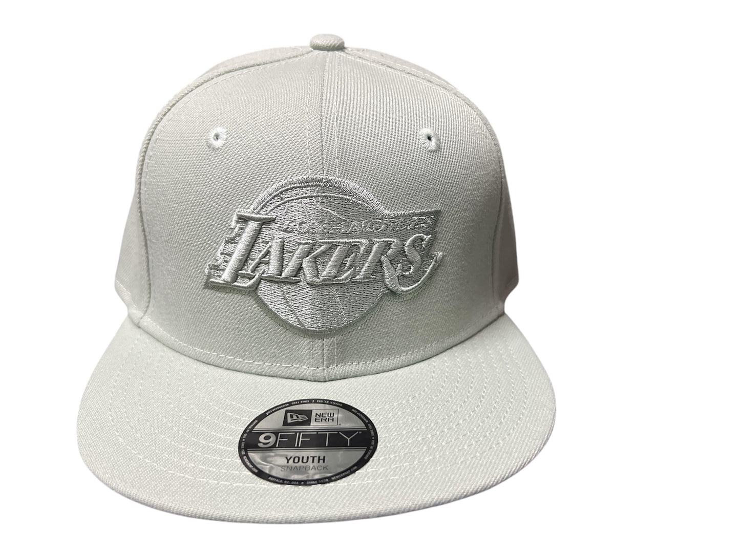 New Era Youth Boys Los Angeles Lakers 9FIFTY Snapback Hat Light Mint Green