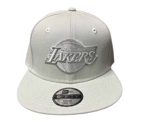 New Era Youth Boys Los Angeles Lakers 9FIFTY Snapback Hat Light Mint Green